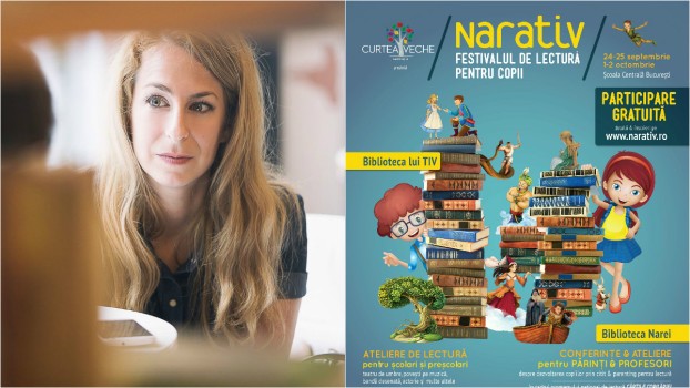 Adina Rosetti le spune povesti parintilor de la NARATIV